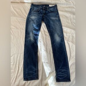 rag & bone The Dre Blue Skinny Jeans